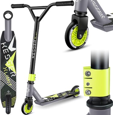 Керований на 360 Міцний веселий самокат трюковий самокат з кульковими підшипниками ABEC 9, 100 мм PU колесами, самокат-кік самокат