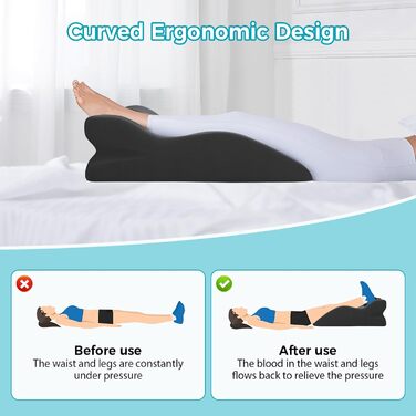 Подушка для читання для ліжка та дивана, багатофункціональна клиноподібна подушка, подушка для спини, ергономічна клиноподібна подушка з піни з ефектом пам&39яті для підтримки спини, шиї та ніг, для відпочинку, гри, читання або перегляду телевізора