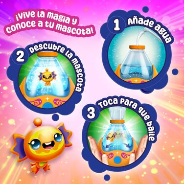 Шипучі іграшки Bizak Fizzy Pets Pluto, чарівний сюрприз, музика та танець, зміна кольору, вік 5 (62009097-1)