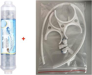 Фільтр для води під раковиною. Мінералізуючий слабколужний багатоступеневий фільтр із каменю Майфан з фільтром дальнього інфрачервоного випромінювання PH/кальцію з 2-компонентним розємом (6t 6 точок)