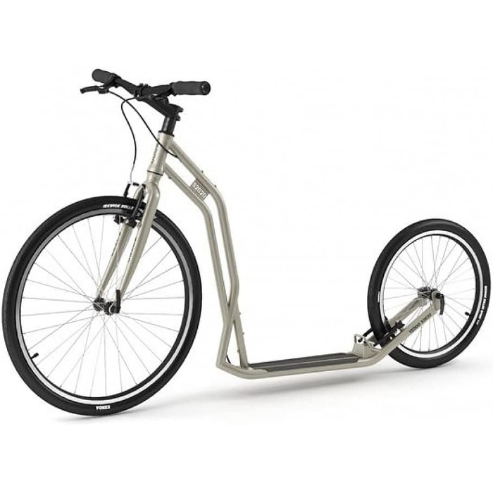 Самокат Yedoo S2620 - до 130 кг, самокат з пневматичними шинами 26/20 - самокат для дорослих, самокат для собак silvergold