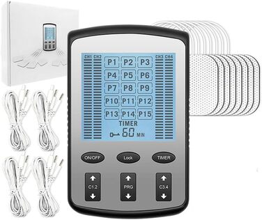 Пристрій для стимулятора м'язів SETSCZY Tens Unit для електротерапії Managemen Цей електронний імпульсний масажер має подвійний електрод