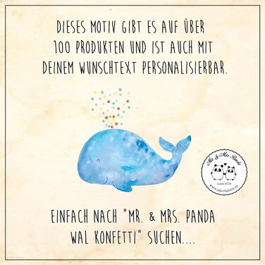 Персоналізована кружка &quotМістер і місіс Панда&quot з китовим конфетті - Подарунки, Новий початок, Втрата ваги, День народження, Персоналізована, Розрив стосунків, Індивідуальна, Персоналізована термокружка, Морська, з іменем, Кружка
