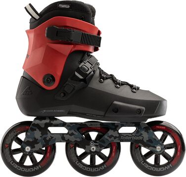 110 Unisex Adult Fitness Inline Skates Black/Red Urban Performance Inline Skates 9/9.5 Unisex Adult Fitness Inline Skates Black/Re