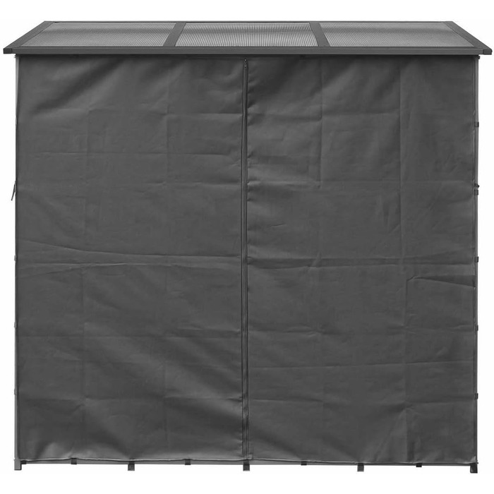 Інструменти безпеки SCHMIDT Захисний чохол 185x70x185 см Стійка для дров Стійка для колод Чохол Поліестер Водостійка передня задня панель 185x70x185 см Захисний чохол A