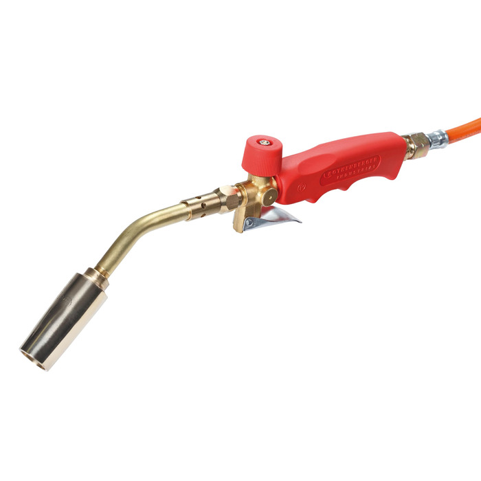 Промисловий 5-елементний високопродуктивний турбопаяльний набір паяльників ROTHENBERGER, включаючи 2-метровий пропановий шланг та аксесуари Паяльний пальник Паяльник Робоча температура 800C М&39яке паяння Тверде паяння 030950E Робоча температура 750C