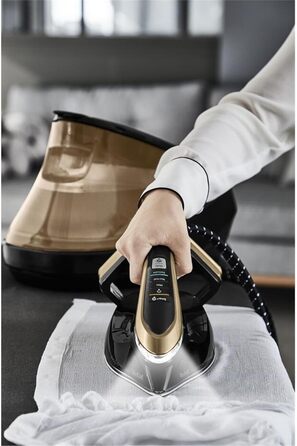 Парова прасувальна станція Tefal GV9820 Pro Express Vision Розумне світлодіодне підсвічування праски Потужний тиск 9 бар 180 г/хв.