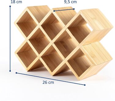 Дерев&39яна підставка для спецій сертифікована FSC підставка для спецій для шафи підставка для спецій для дверцят шафи, кухонний органайзер без свердління (коричнева, 10 банок)
