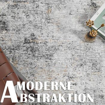 Килимок для дверей TOPICK, що миється, для приміщень і вулиці, сучасний абстрактний килим, тонкий антибактеріальний складний нековзний килимок для вхідних дверей, кухні, патіо, коридору, спальні, 90x150 см, сірий, абстрактний сірий, 90 x 150 см (прямокутн