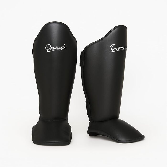 Шкіряні щитки для гомілок з м&39якою підкладкою, ShinGuard, шкіра, бойові мистецтва, тренування з карате, кікбоксинг MMA, муай-тай, крав-мага для ніг, великий / дуже великий розмір