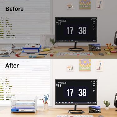 Металевий офісний органайзер EasyPAG A4 з 3 відділеннями, тримач для документів, лоток для файлів, тримач для журналів, лоток для листів, органайзер для паперових журналів, білий, 33,5 x 24 x 21 см