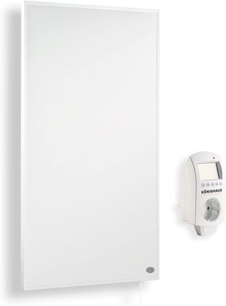 Інфрачервоний обігрівач Knighaus - 1200 Вт 10-річна гарантія виробника Подвійний захист від перегріву Для настінного монтажу В ком