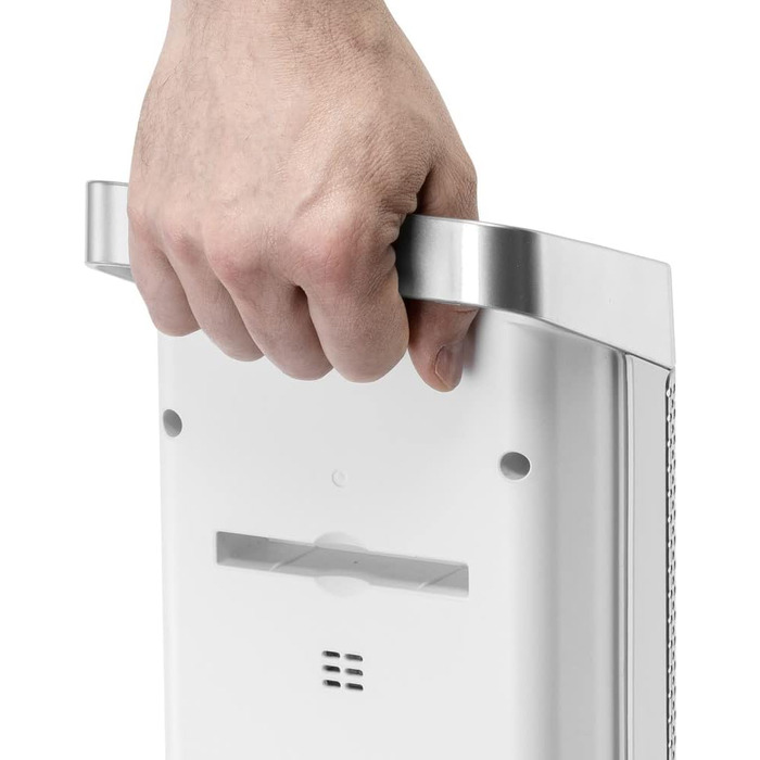 Керамічний тепловентилятор TROTEC TFC 25 E - Теплова потужність 1800 Вт / 2500 Вт - Обігрівач з термостатом, розмір приміщення від