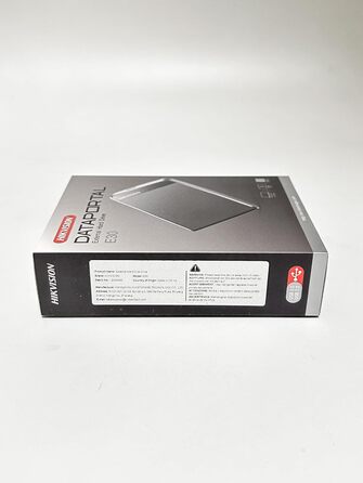 Зовнішній жорсткий диск Hikvision 1 ТБ, 2.5 дюйма USB 3.0 Ultra Thin Portable SATA, жорсткий диск для ПК, Mac, ноутбука, телевізора, мобільного телефону, Wii U, Xbox, PS4 (чорний) HD-E30