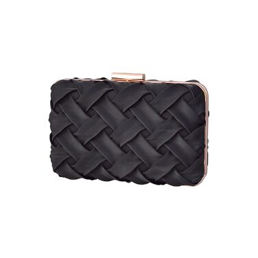 Елегантна вечірня сумочка-клатч для весілля, вечірки або випускного. Розкішна мініатюрна сумочка на ланцюжку через плече, чорного кольору.