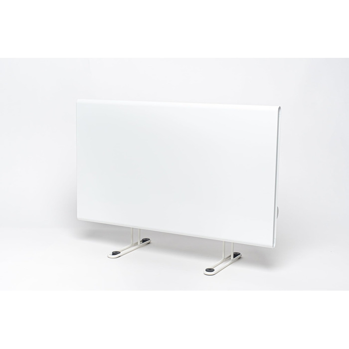 Електричний радіатор Adax Eco Basic - 2000 Вт, білий Термостат з таймером Електричний обігрівач на ніжках Електричний радіатор - 330 мм Захист від замерзання, тижневий режим 2000 Вт (137,4 x 9,7 x 33 см)