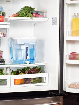 Дозатор фільтра для води з миттєвим зчитуванням ZeroWater, 12,3 л, 5-ступеневий диспенсер для фільтра для води з миттєвим зчитуванням, 0 TDS, сертифікований IAPMO для зменшення вмісту свинцю, хрому та PFOA/PFOS