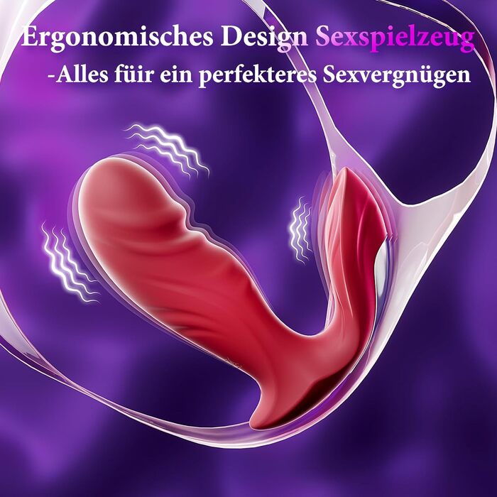 Вібратор-фалоімітатор у формі метелика, секс-іграшка - вібрація для жінок, портативний додаток з 9 режимами вібрації, секс-іграшка для жінок, вібратори, стимулятор клітора для неї, секс-іграшка для пар та соло