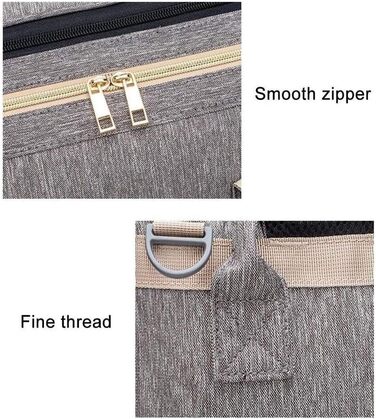 Портативна пеленальна сумка, велика місткість водонепроникна сумка для подорожей для немовлят з ременями для коляски та ізольовани