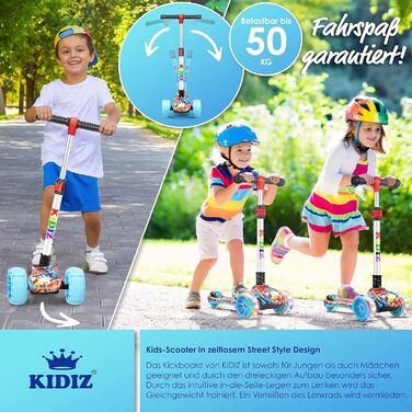 Самокат дитячий самокат X-Pro2 триколісний самокат з PU LED підсвічуванням коліс дитячий самокат складний педальний самокат регуль