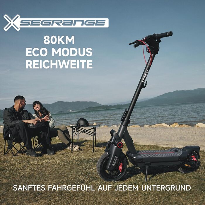 Електросамокат Segway-Ninebot MAX G3 D запас ходу до 80 км (Eco) / 75 км (Sport), подвійна гідравлічна підвіска, вантажність 130 кг, Smart-дисплей, зарядка за 3,5 год