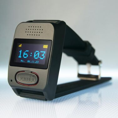 Годинник PRO2 - НОВИНКА з датчиком падіння - Годинник для екстреного виклику з відстеженням місцезнаходження та функцією телефону