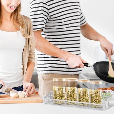 Металева настінна полиця для спецій Bomblap, підвісна кухонна полиця, підставка для спецій для кухонних шаф, дверцят кухонних шаф, декор, стільниця, сріблясто-сіра (4 яруси)