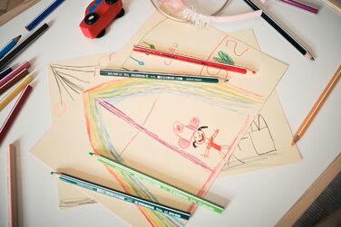 Трикутний кольоровий олівець - Товстий тріо - Коробка з 96 предметів