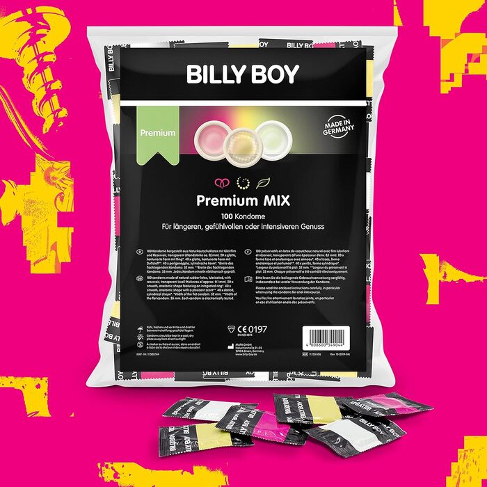 Презервативи Billy Boy Premium Mix, 100 шт.