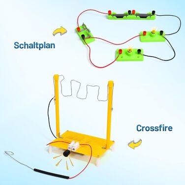 Електронний конструктор ADUSRIZ 5-in-1 STEM Kit, для дітей 8-14 років