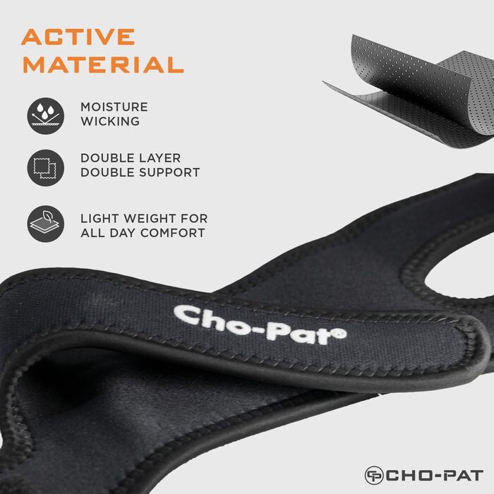 Чохол на коліно Cho-Pat black Dual Action Knee Strap