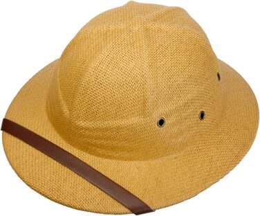 Літній солом&39яний капелюх Conner Bendigo, тропічний шолом, жіночий/чоловічий - зі шкіряним ремінцем, весна-літо, один розмір, натуральний