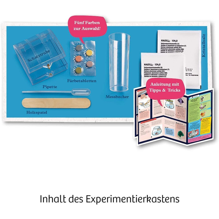 Набір для експериментів Crystal Breeding KOSMOS, вирощування кристалів