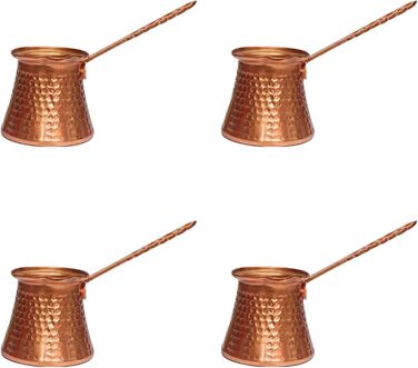 Турецька кавоварка 320 мл Coffee Turk Турецька мідна кавоварка для турецької кав'ярні Cezve, 4 шт., Coffee Turk