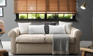 Декоративні подушки Utopia Bedding, 50,8 x 66 см, подушки для ліжка та дивана, декоративні подушки для дому, 2 шт., білі