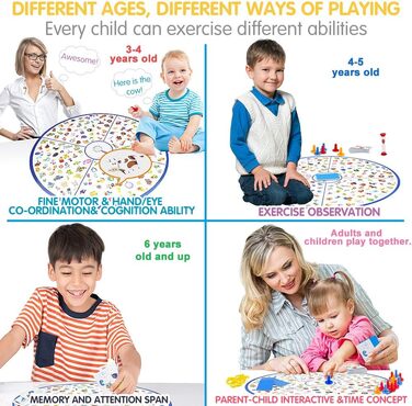 Настільна гра VATOS, навчальна гра Маленький детектив для дітей, іграшки для сімейної вечірки, ігри на відповідність, подарунок ві