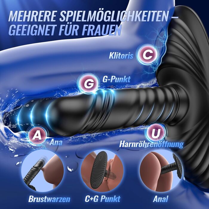 Вібратор-фалоімітатор Tagnaff, з анальною та простатною стимуляцією для чоловіків і жінок
