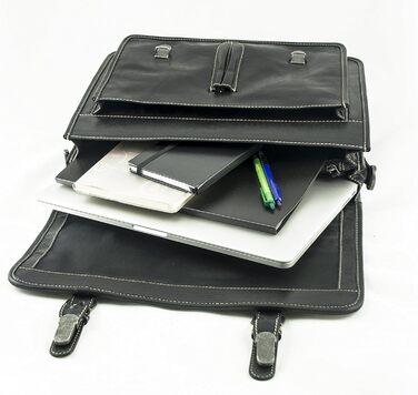 Альпійський шкіряний портфель - OHIO (ручної роботи) - стійка органічна шкіра з регіонального сільського господарства Шкіряна сумк