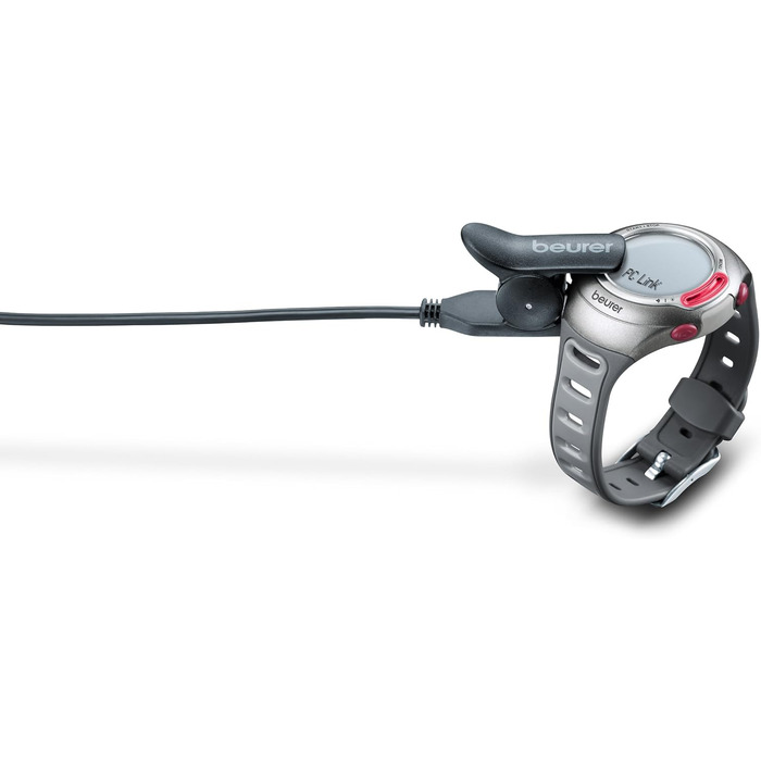 Пульсометр Beurer PM 70, вимірювання серцевого ритму, управління часом, водонепроникний, кріплення для велосипеда та інтерфейс для ПК, тест фізичної підготовки