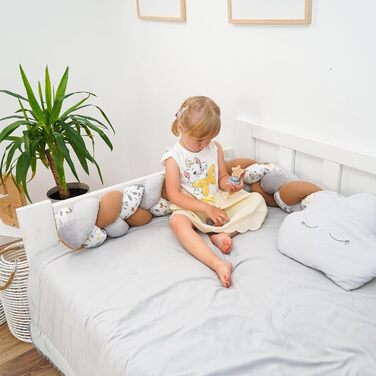 Дитяча м'яка подушка дитяча подушка прикраса 200 см - пухнаста декоративна подушка дитяча кімната дитяча подушка декоративна подуш