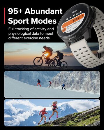 Годинник SUUNTO Vertical Adventure смарт-годинник із GPS, двочастотна GPS-навігація, безкоштовні офлайн-карти, сонячна зарядка, час роботи від батареї до 65 днів, корпус військового класу, водонепроникність 100 м, вертикальний сонячний пісок