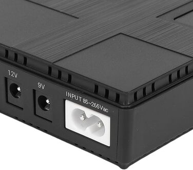 Джерело безперебійного живлення Topiky 10400mAh UPS, міні-UPS 18W з резервним живленням 5V/9V/12V/15V/24V через USB, LAN, PoE для роутерів, модемів (Європейський штекер)