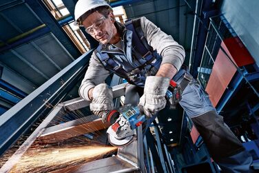 Кутова шліфувальна машина Bosch Professional BITURBO GWX 18V-15 SC (кріплення X-LOCK, з модулем підключення, попередньо встановлен