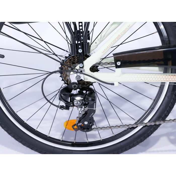 Дюймовий алюмінієвий міський велосипед для дівчат, 21 передача, розмір рами 13-14 дюймів., 26-