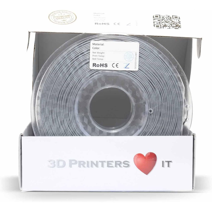 Мм Срібний 1кг високоякісна нитка для 3D-друку, з високою міцністю та ударною вязкістю, ідеально підходить для технічних деталей та прототипів, 3D PETG 2.85