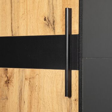 Практична настінна шафа-купе, шафа-купе з 4-х предметів з дзеркалом і лавкою, шафа-купе, меблі для гардероба, шафа-купе, стильна к