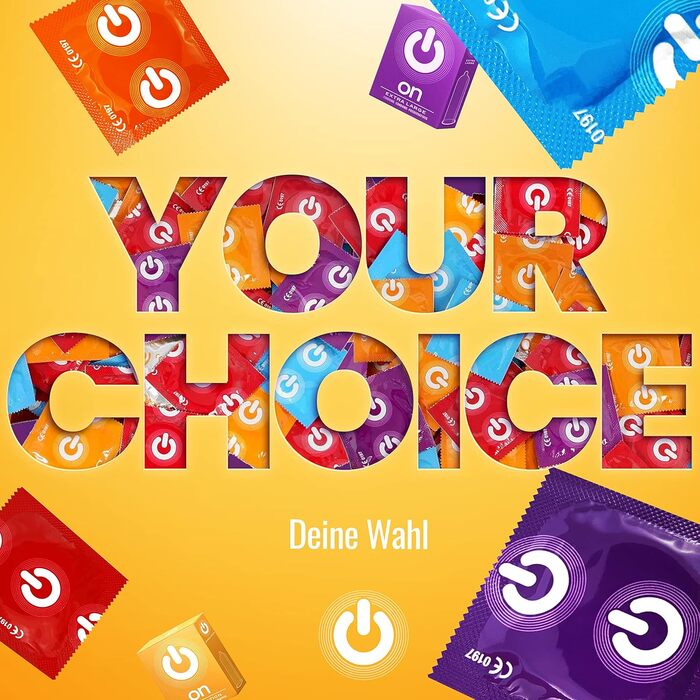 Набір презервативів ON) Mix I, 50 шт, 7 видів