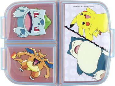 Ланчбокс Pokemon трьохсекційний
