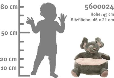 Крісло/Крісло/Диван для дітей, Тварини, М&39який плюшевий чохол 50 * 50 * 45 см (Слон)