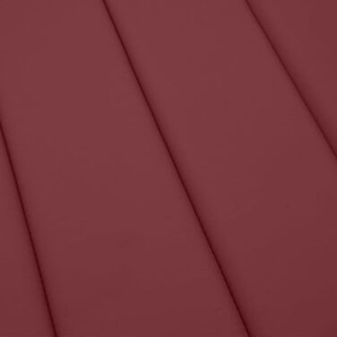 Подушка для шезлонга CIADAZ Melange Wine Red 186x58x3 см Тканина, Подушка для шезлонга, Подушка для шезлонга, Подушка для шезлонга, Подушка для лавки, Подушка для стільця для високих стільців, Подушки для шезлонгів - 4002485